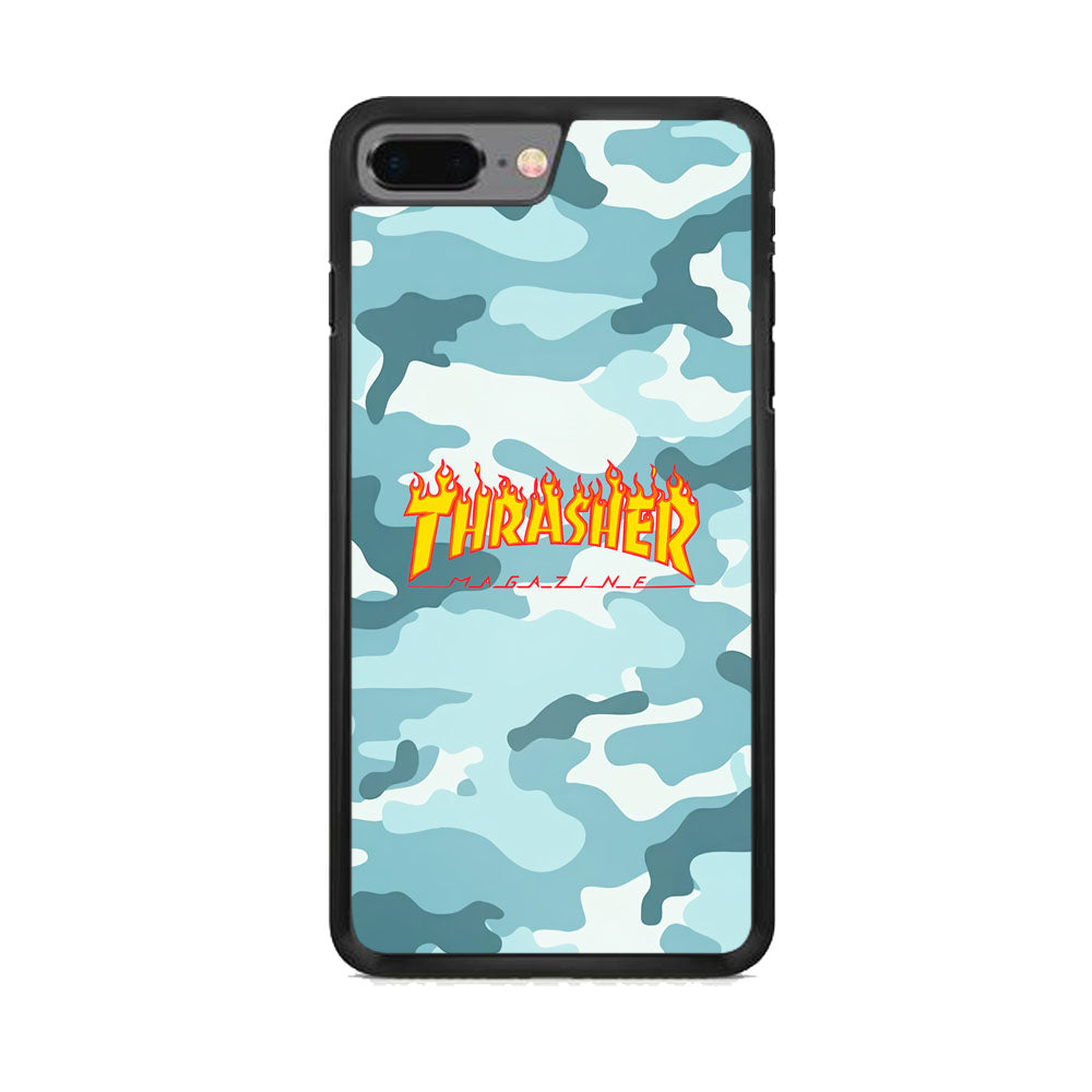 Thrasher Camo Light Blue iPhone 7 Plus Case - Carneyforia
