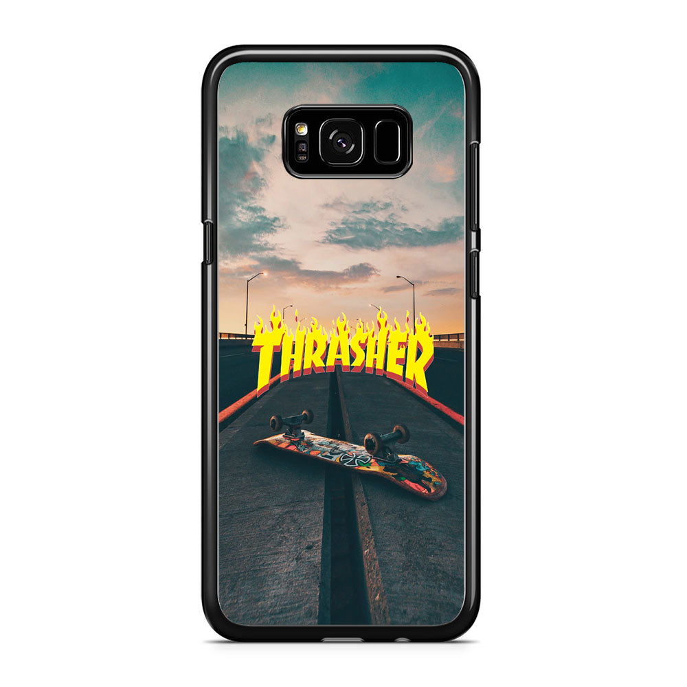 Thrasher Skate View Samsung Galaxy S8 Case - Carneyforia