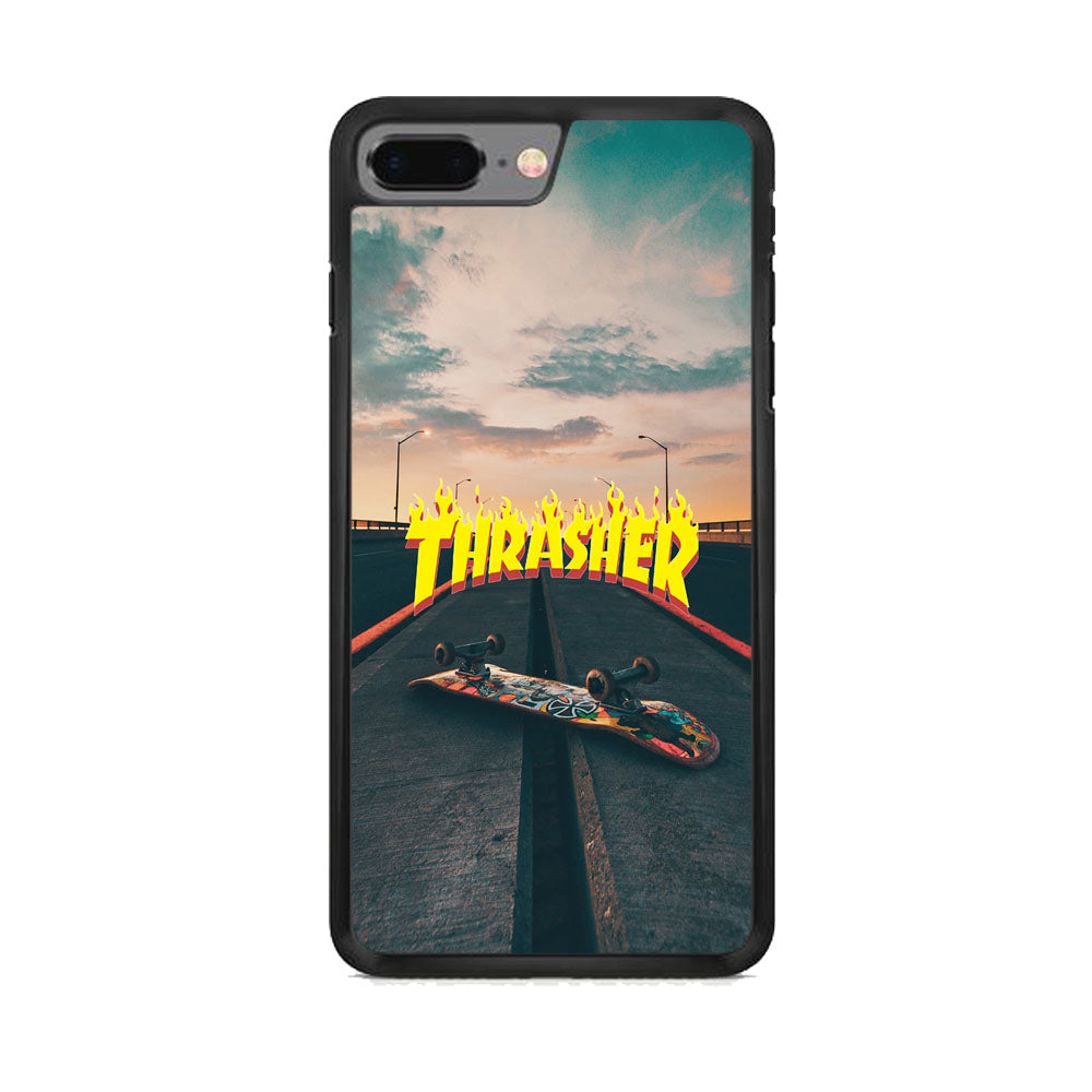 Thrasher Skate View iPhone 8 Plus Case - Carneyforia