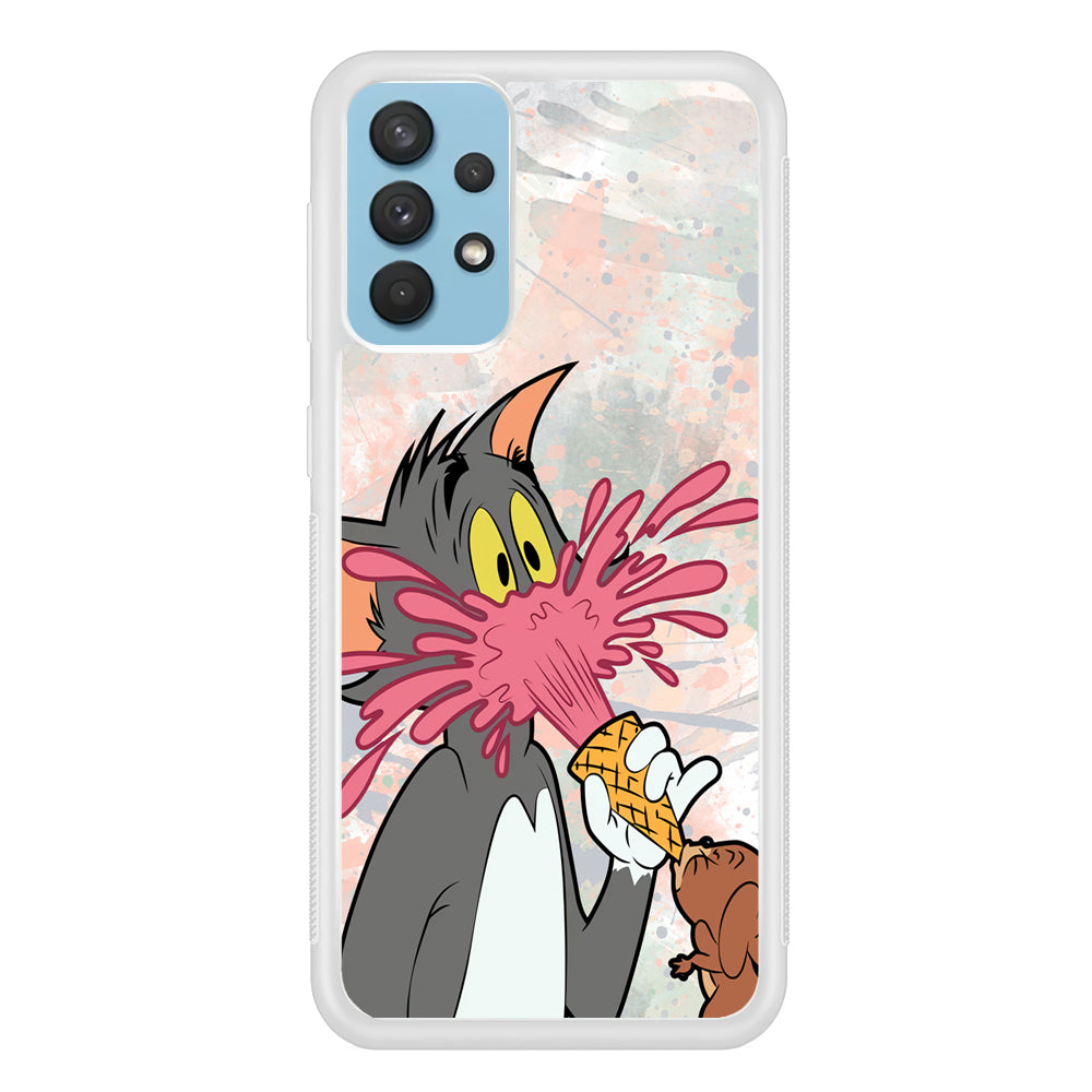 Tom And Jerry Ice Cream Gun Samsung Galaxy A32 Case