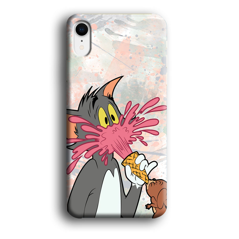 Tom And Jerry Ice Cream Gun iPhone XR Case