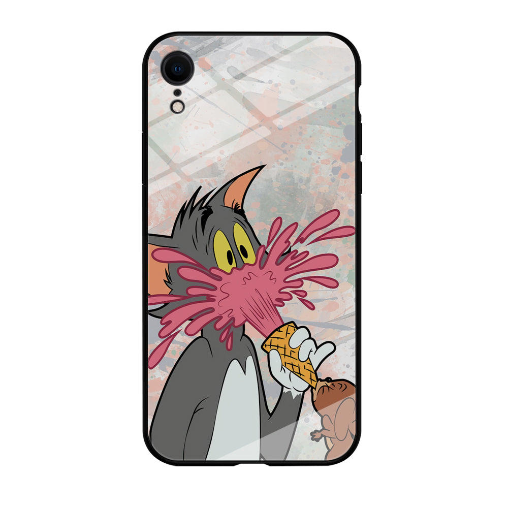 Tom And Jerry Ice Cream Gun iPhone XR Case