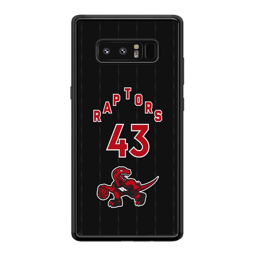 Toronto Raptors on 43 Jersey Samsung Galaxy Note 8 Case