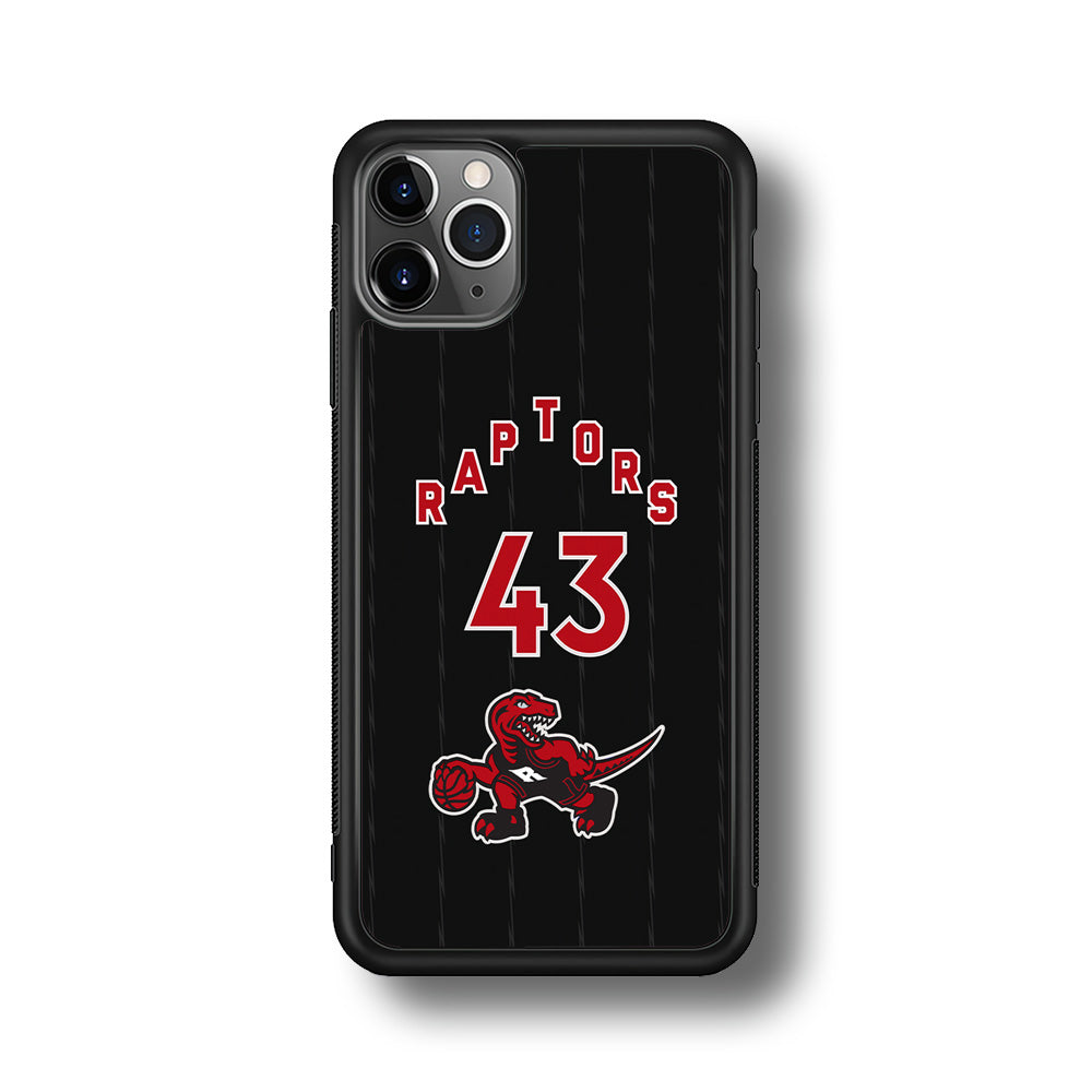Toronto Raptors on 43 Jersey iPhone 11 Pro Max Case