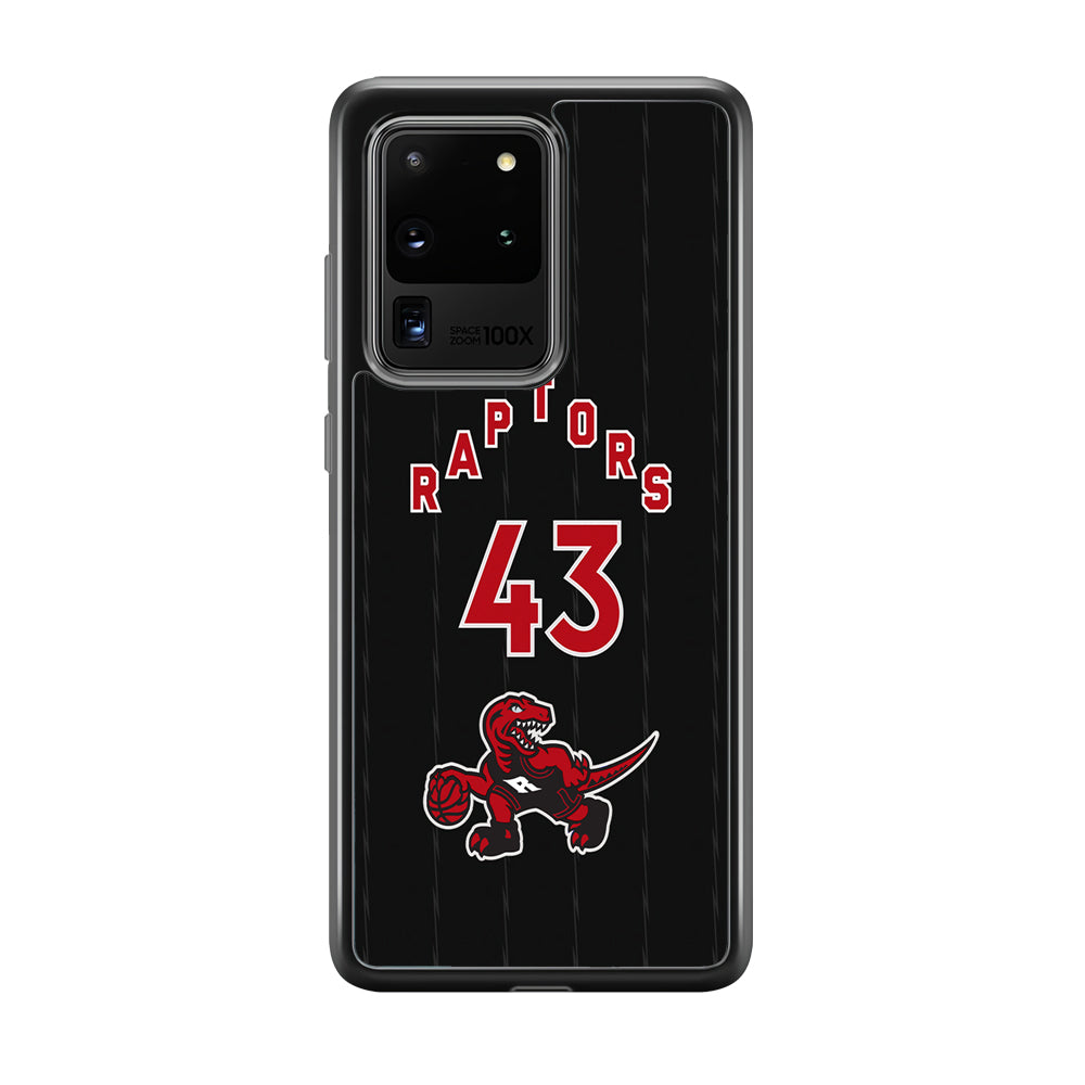 Toronto Raptors on 43 Jersey Samsung Galaxy S20 Ultra Case