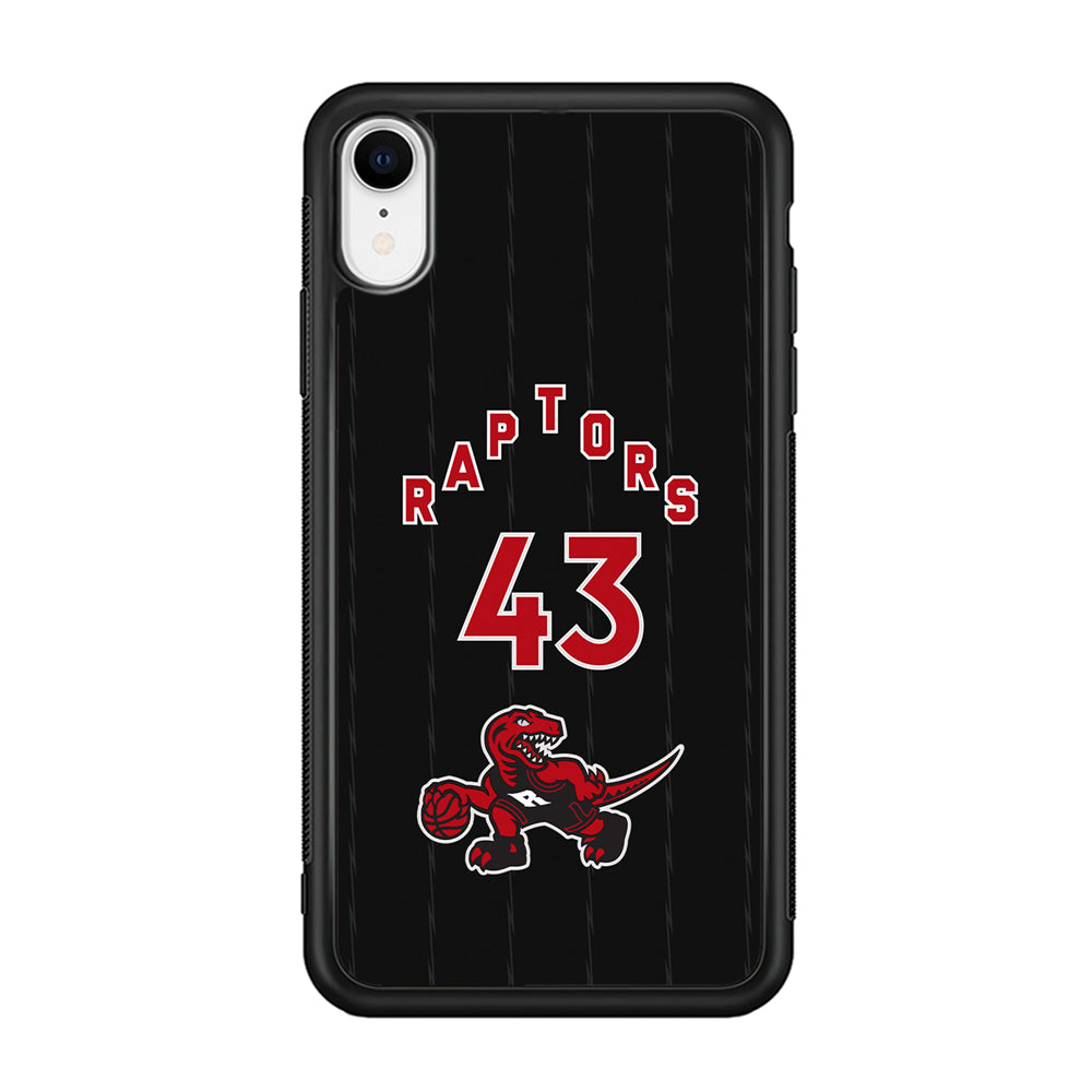 Toronto Raptors on 43 Jersey iPhone XR Case