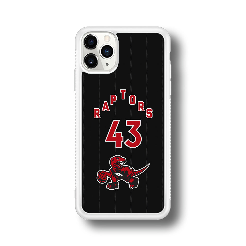 Toronto Raptors on 43 Jersey iPhone 11 Pro Max Case