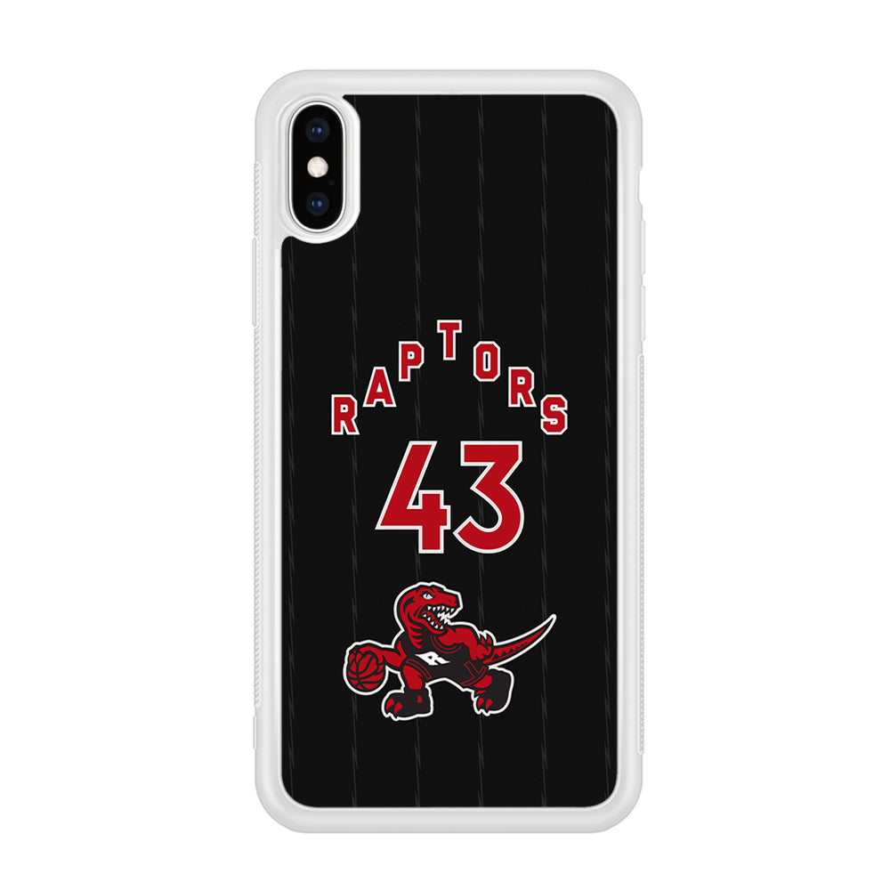 Toronto Raptors on 43 Jersey iPhone XS Case