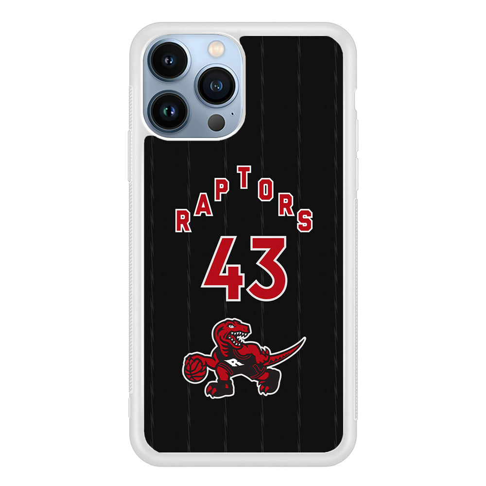 Toronto Raptors on 43 Jersey iPhone 13 Pro Max Case