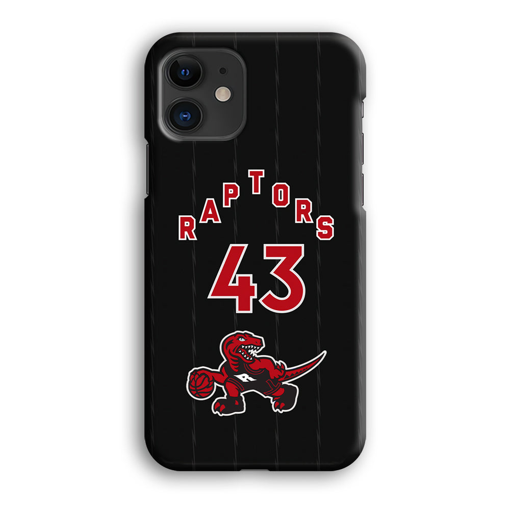 Toronto Raptors on 43 Jersey iPhone 12 Case