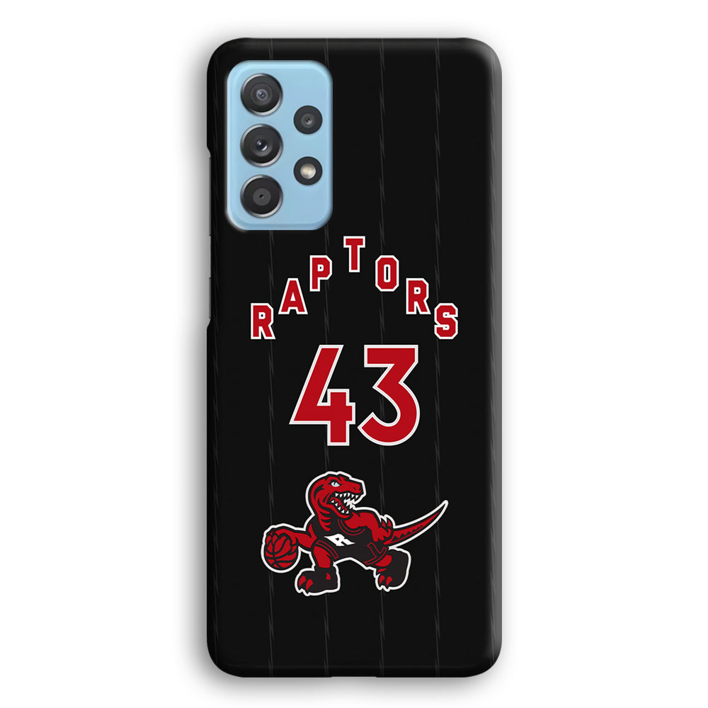 Toronto Raptors on 43 Jersey Samsung Galaxy A52 Case
