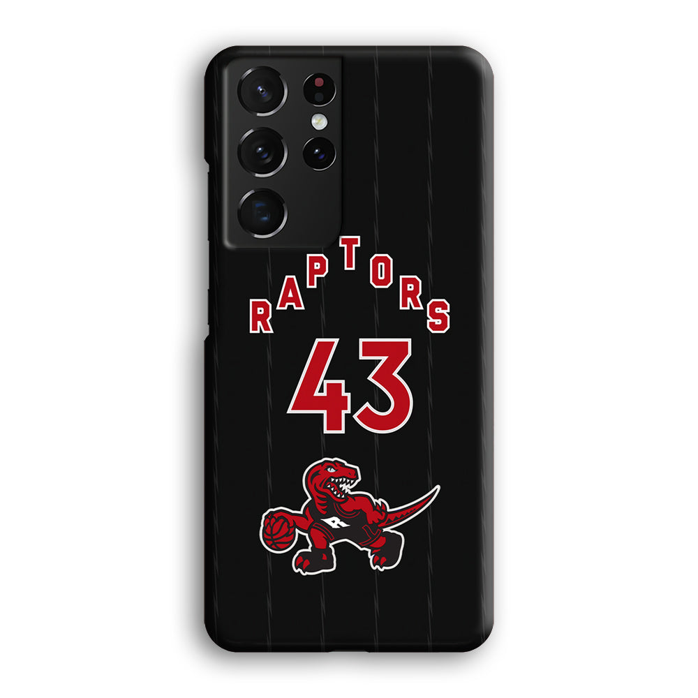 Toronto Raptors on 43 Jersey Samsung Galaxy S21 Ultra Case
