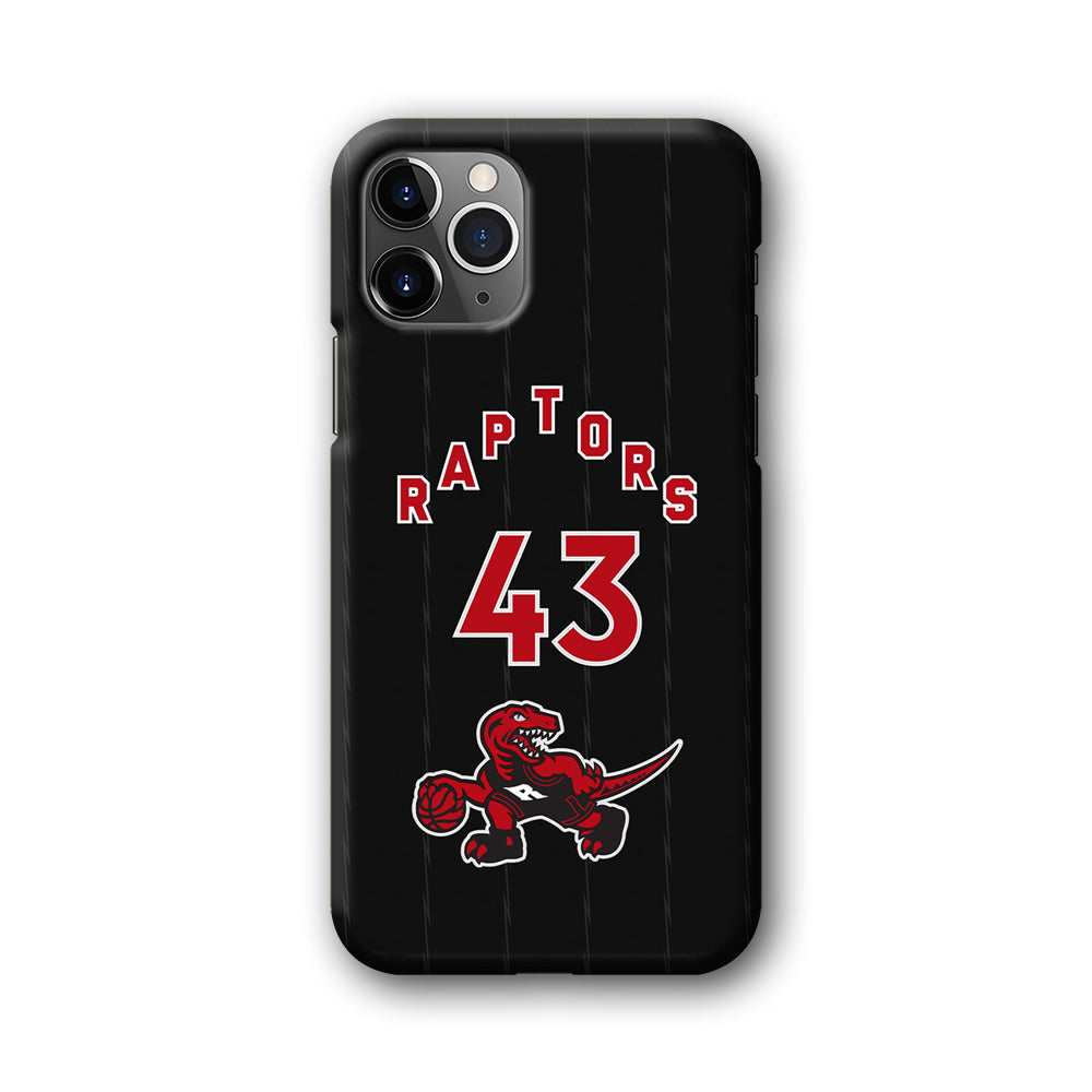 Toronto Raptors on 43 Jersey iPhone 11 Pro Max Case