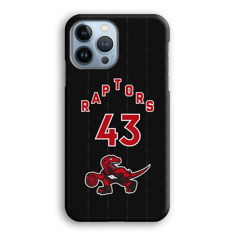 Toronto Raptors on 43 Jersey iPhone 13 Pro Max Case