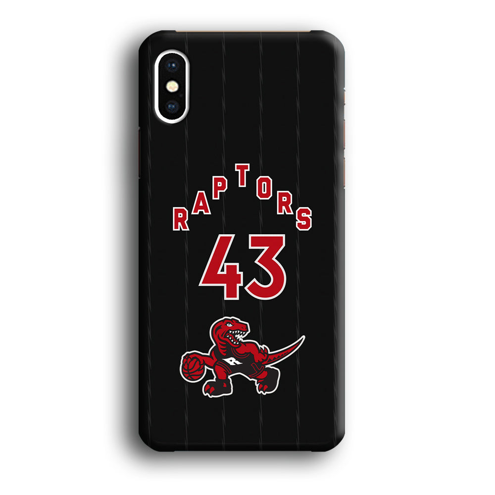 Toronto Raptors on 43 Jersey iPhone XS Case