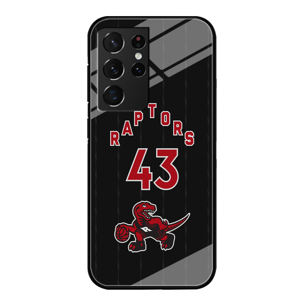 Toronto Raptors on 43 Jersey Samsung Galaxy S21 Ultra Case