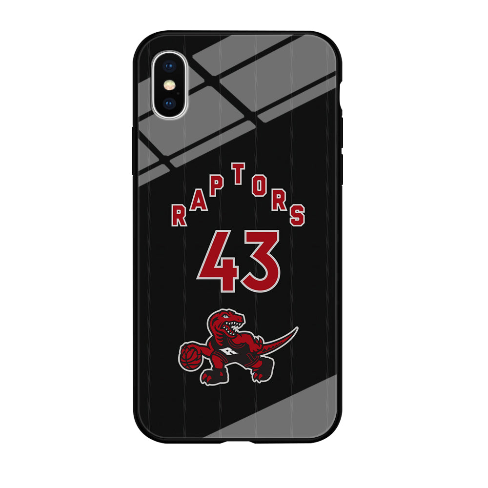Toronto Raptors on 43 Jersey iPhone XS Case