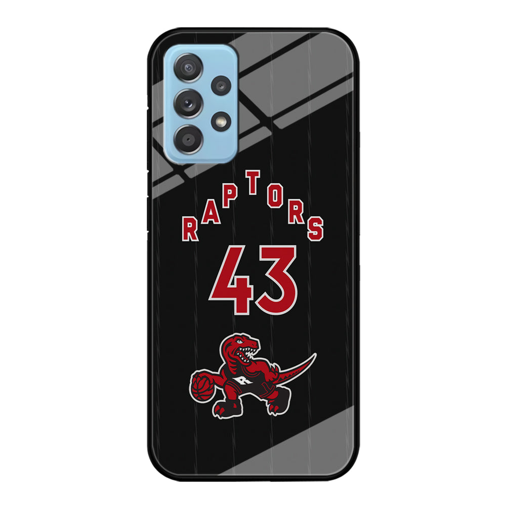 Toronto Raptors on 43 Jersey Samsung Galaxy A52 Case