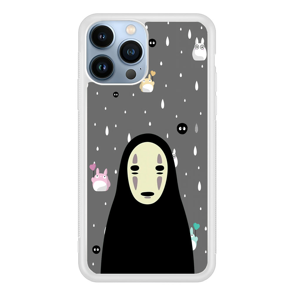 Totoro Kaonashi Close Up iPhone 13 Pro Case