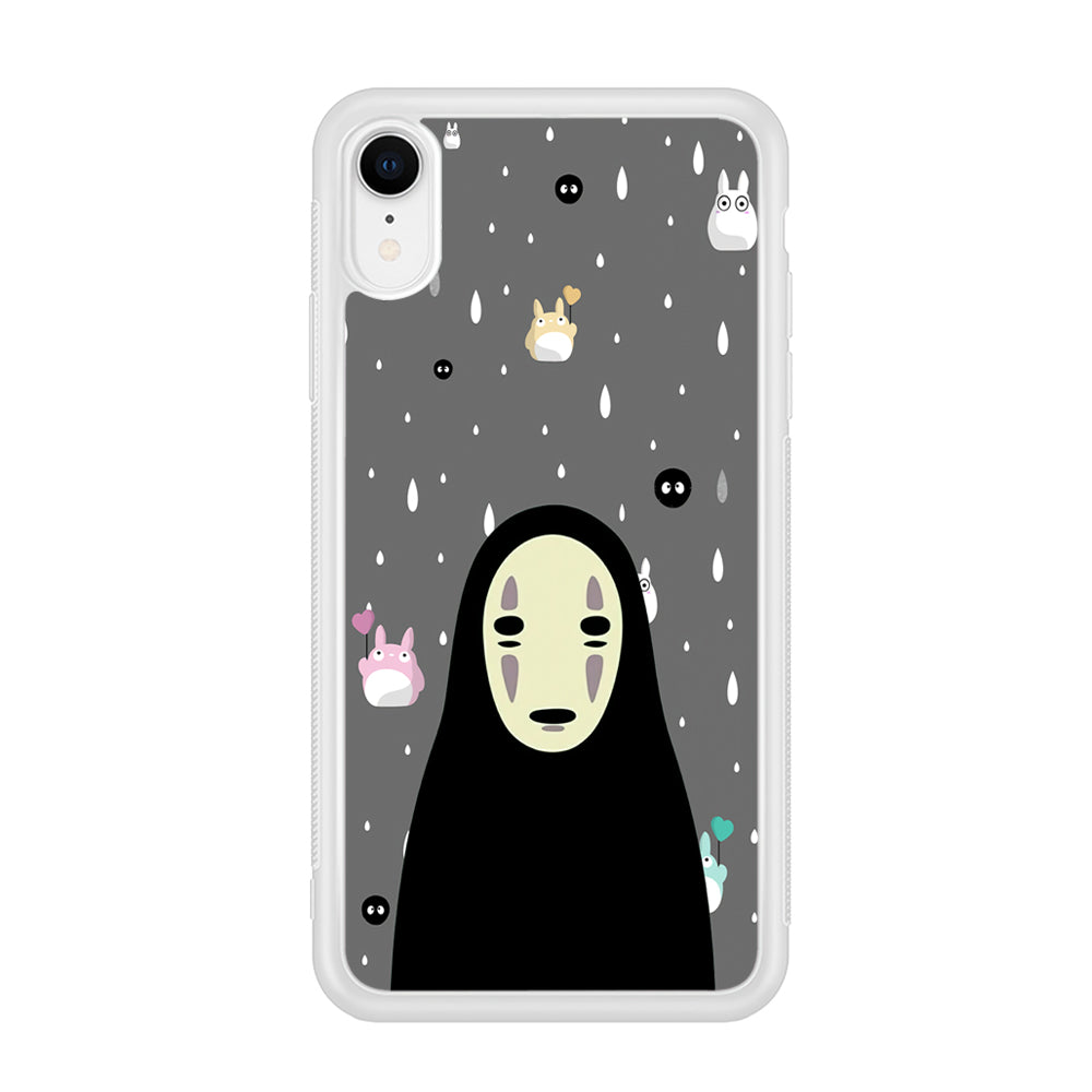 Totoro Kaonashi Close Up iPhone XR Case