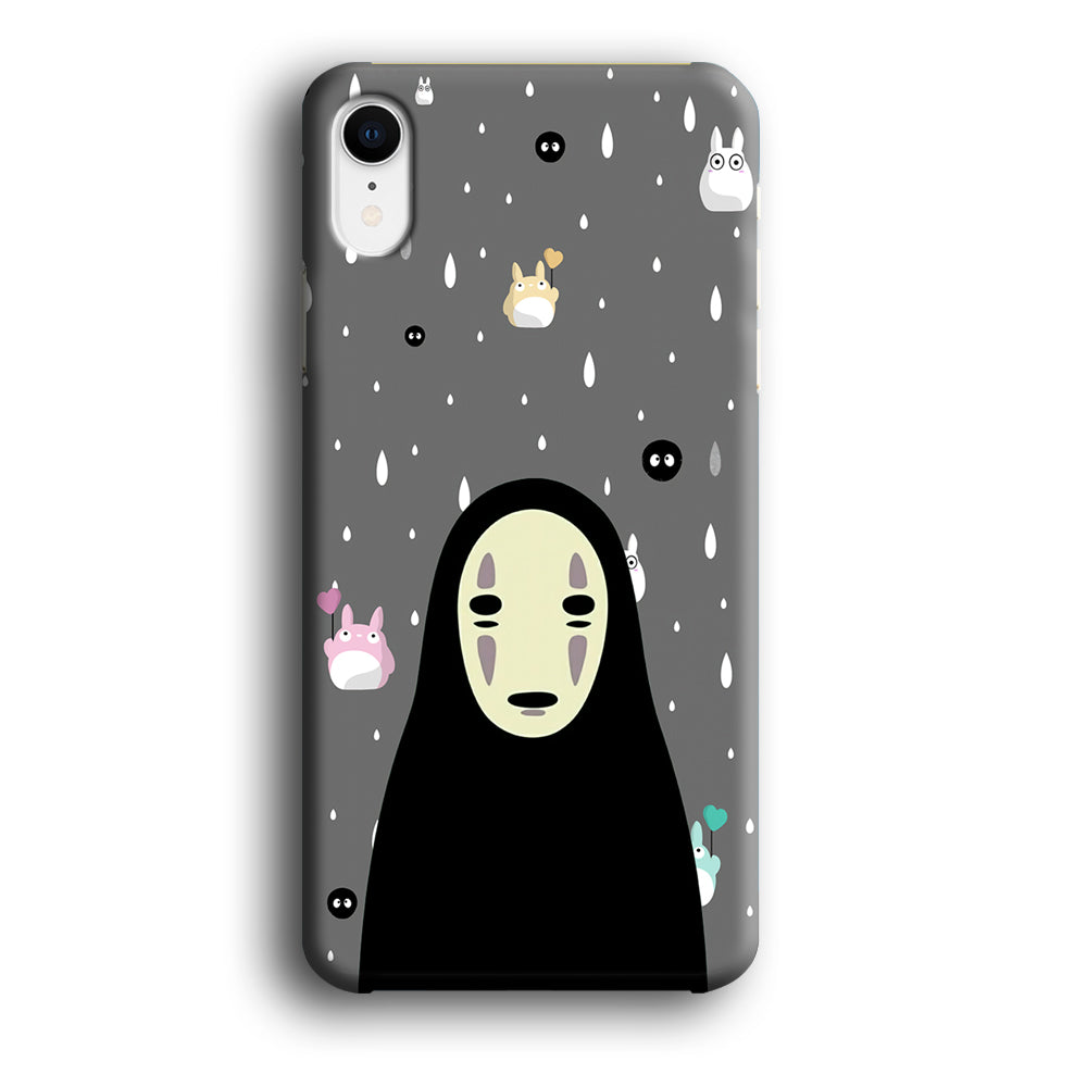 Totoro Kaonashi Close Up iPhone XR Case