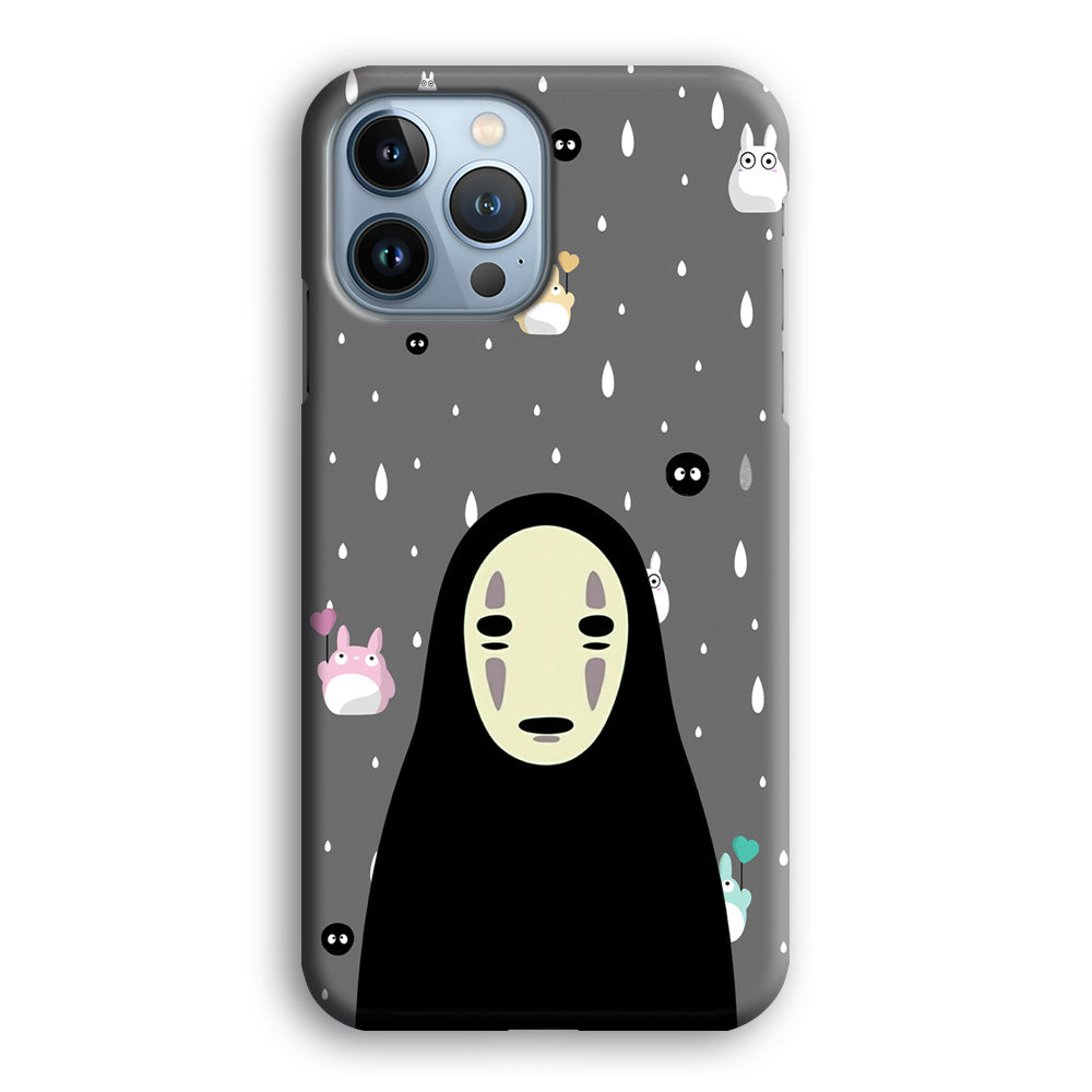 Totoro Kaonashi Close Up iPhone 13 Pro Case