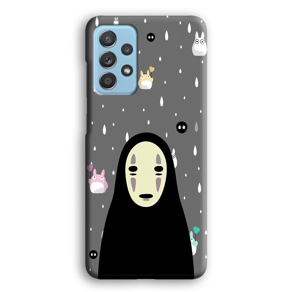 Totoro Kaonashi Close Up Samsung Galaxy A72 Case
