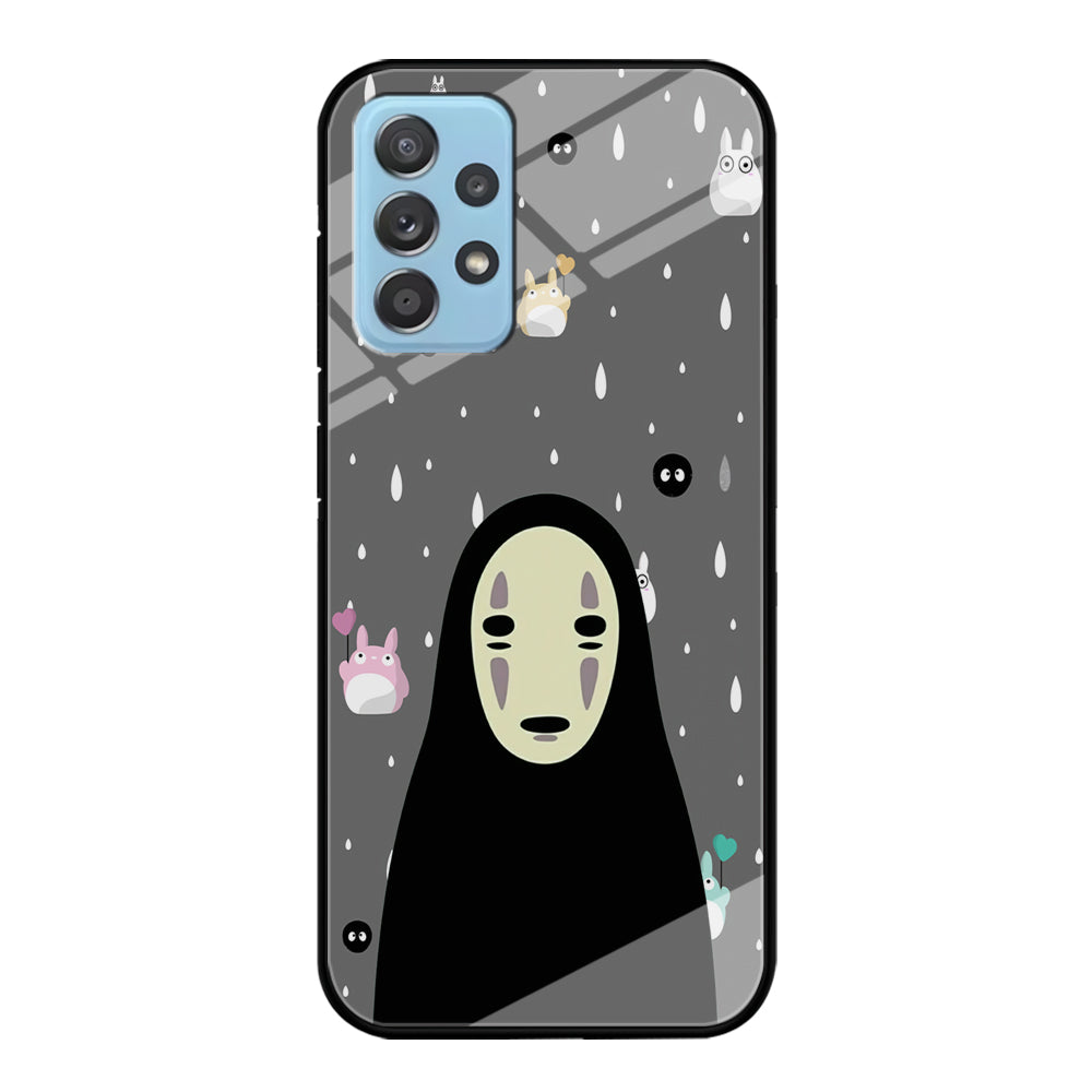 Totoro Kaonashi Close Up Samsung Galaxy A72 Case