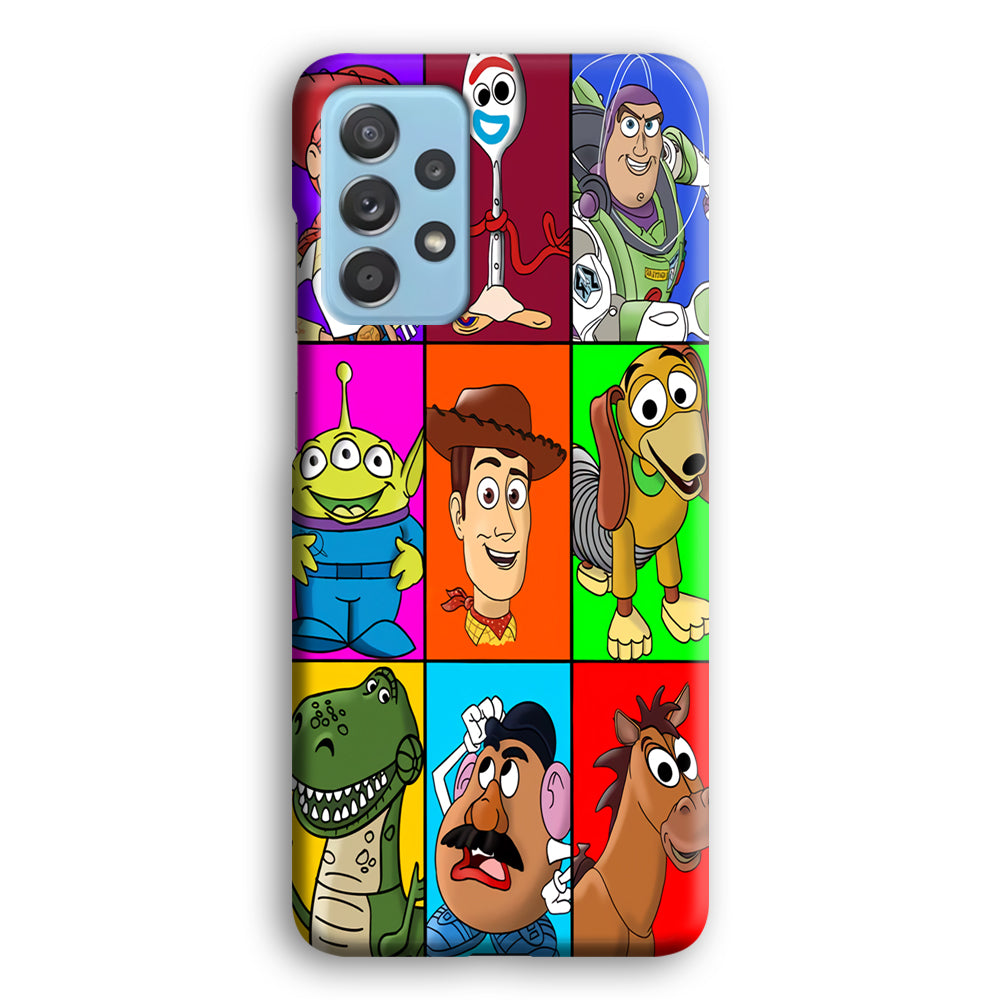 Toy Story Collage Character Samsung Galaxy A52 Case