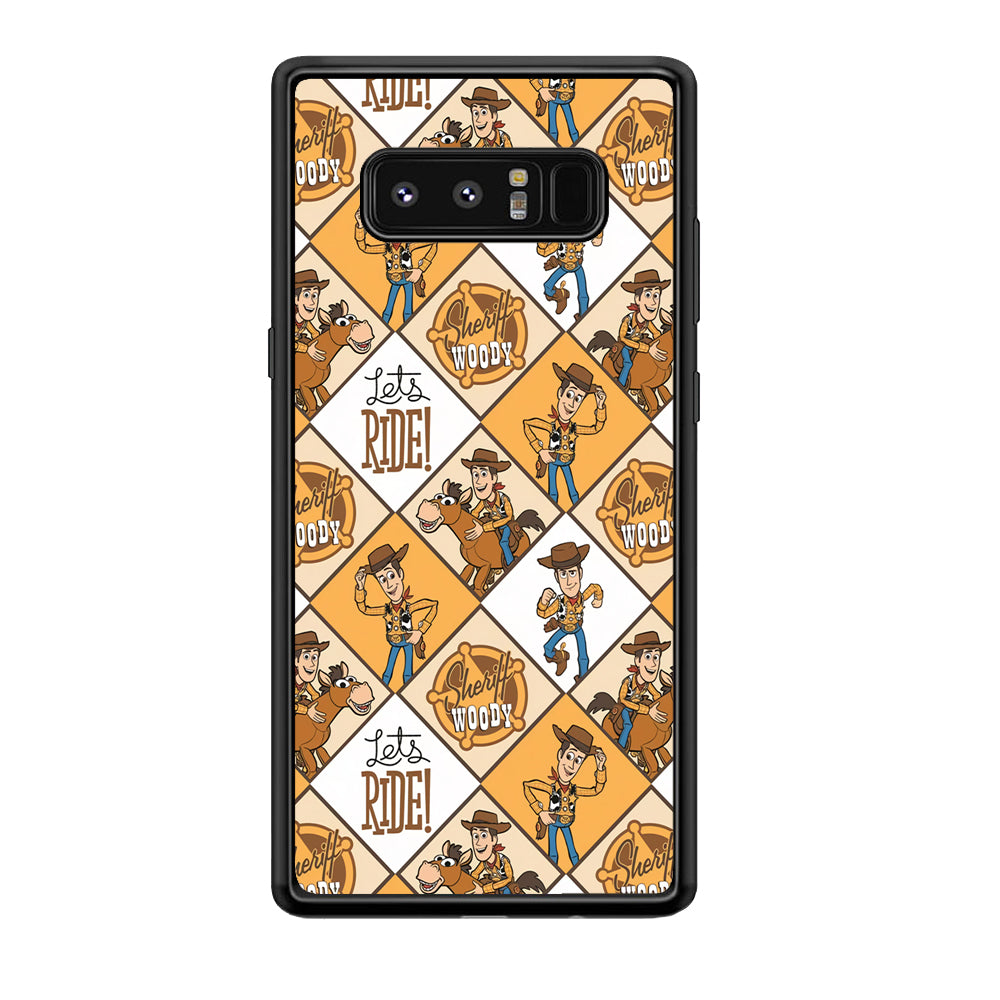 Toy Story Sheriff Woody Samsung Galaxy Note 8 Case