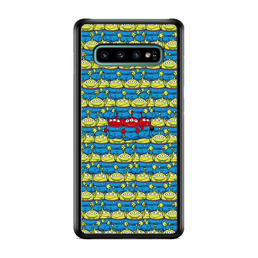 Toy Story Green Alien Populace Samsung Galaxy S10 Case