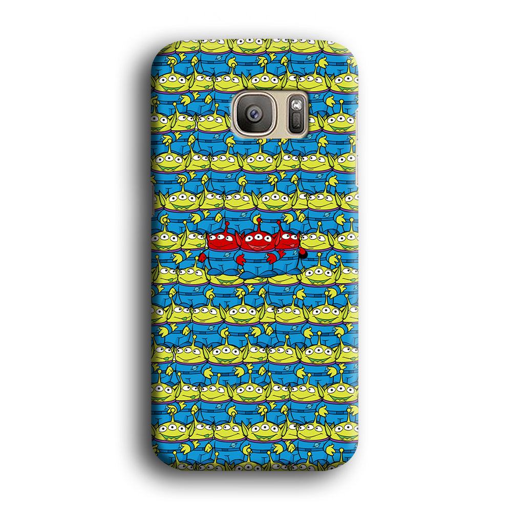 Toy Story Green Alien Populace Samsung Galaxy S7 Case