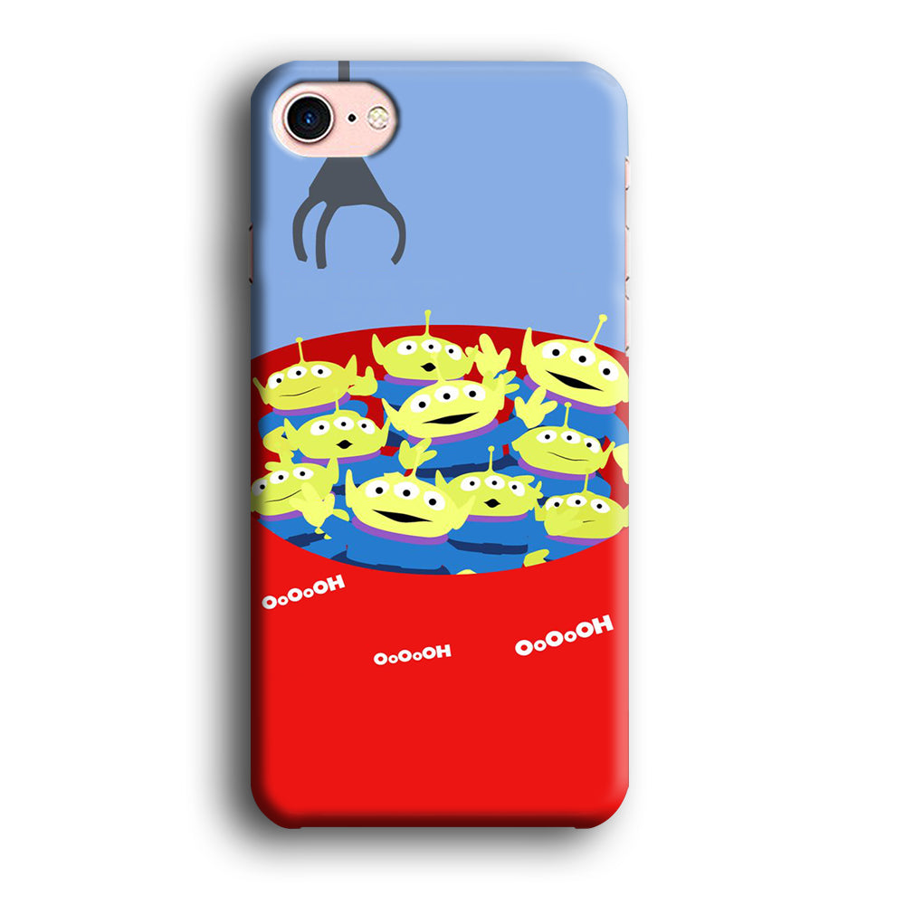 Toy Strory Geen Alien Happy With Claw Toy iPhone 8 Case