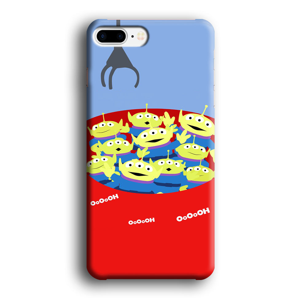Toy Strory Geen Alien Happy With Claw Toy iPhone 8 Plus Case