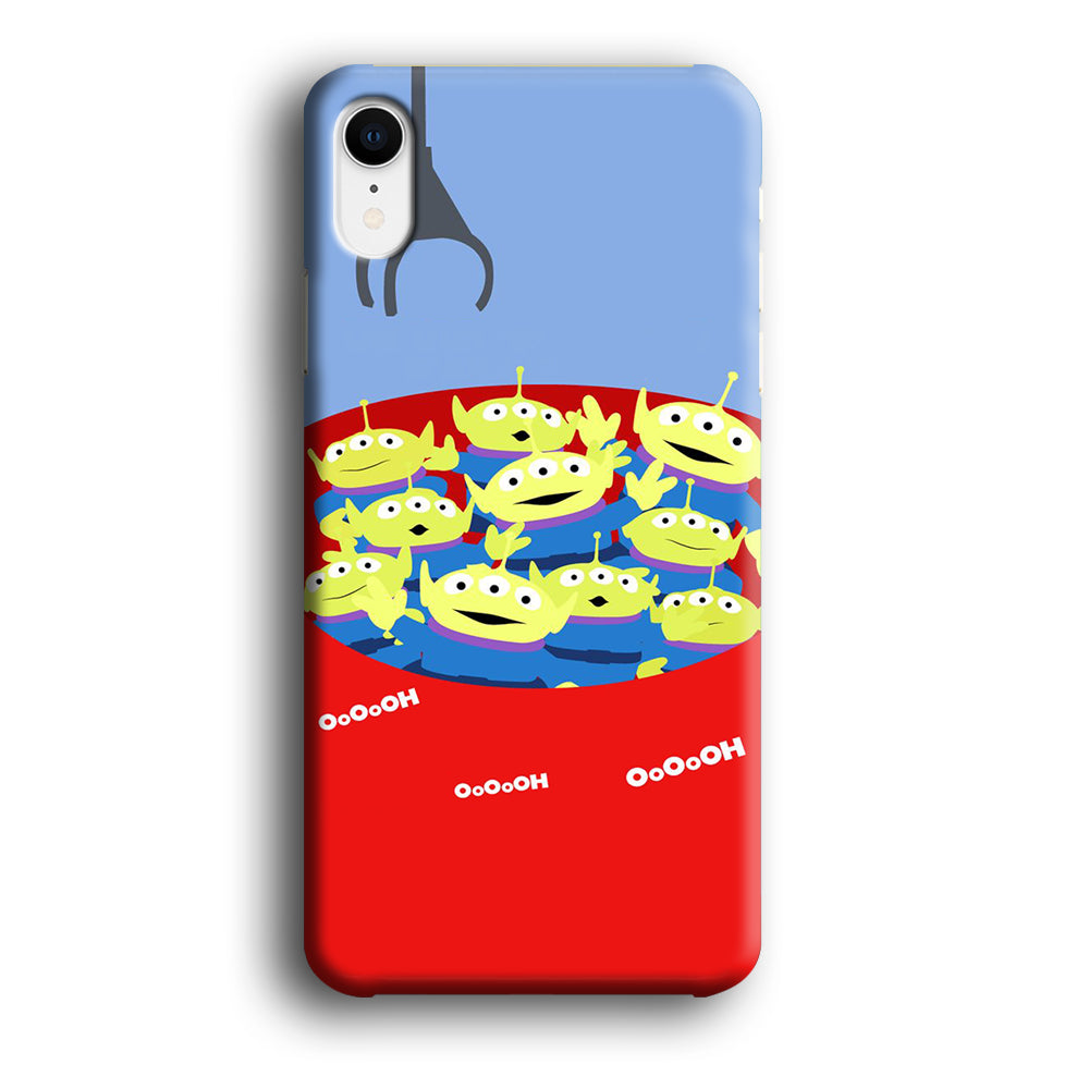Toy Strory Geen Alien Happy With Claw Toy iPhone XR Case