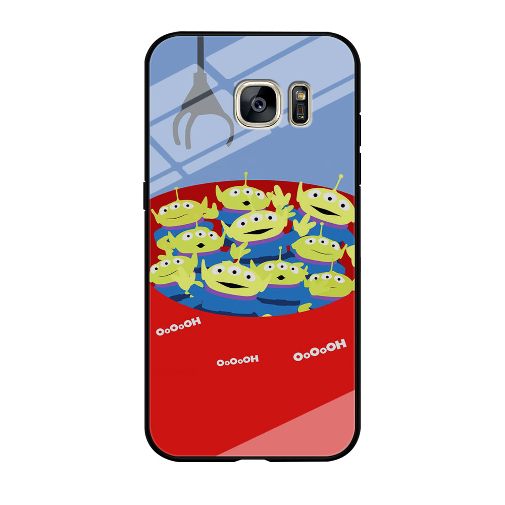 Toy Strory Geen Alien Happy With Claw Toy Samsung Galaxy S7 Edge Case