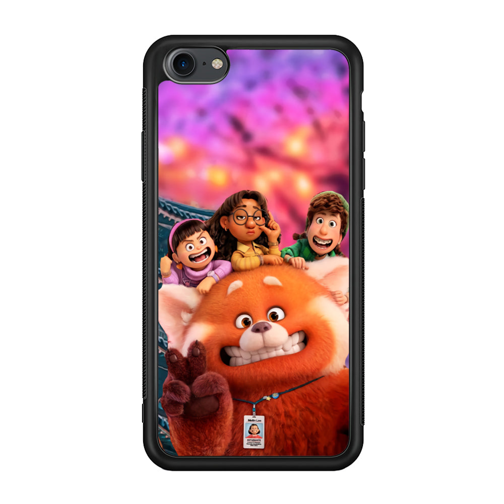 Turning Red Selfie iPhone 8 Case