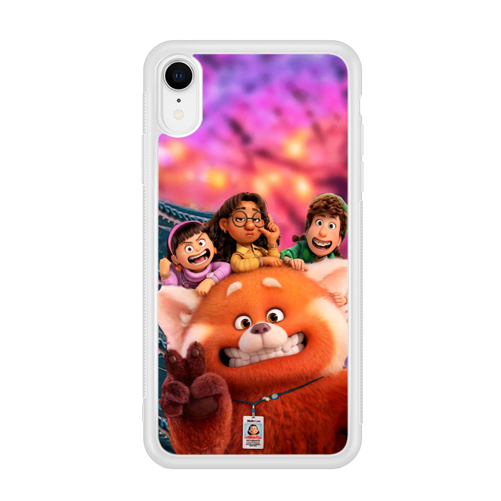 Turning Red Selfie iPhone XR Case