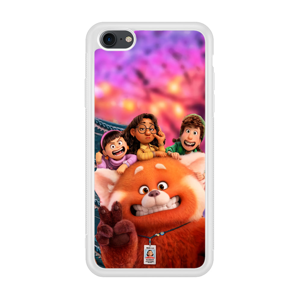 Turning Red Selfie iPhone 8 Case