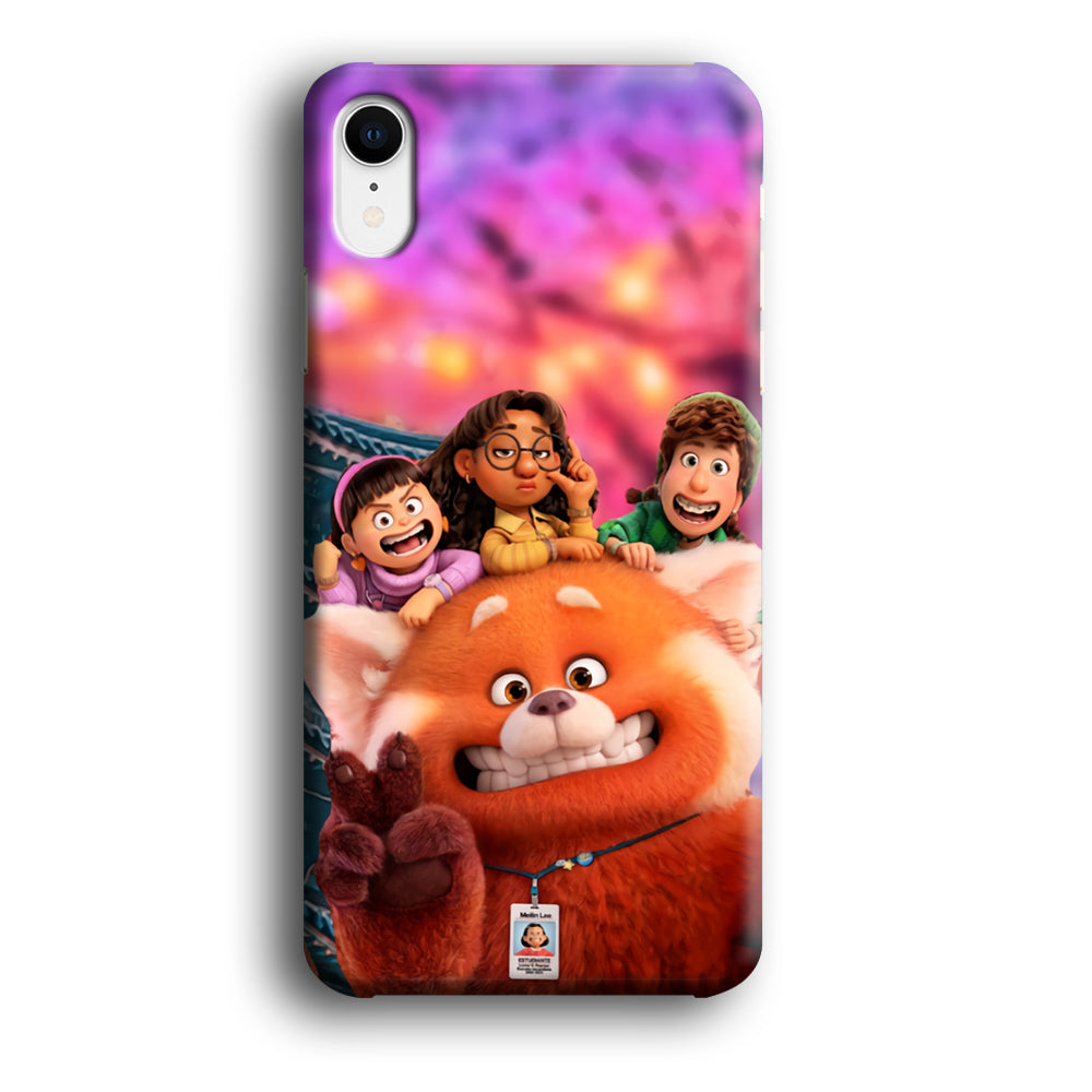 Turning Red Selfie iPhone XR Case