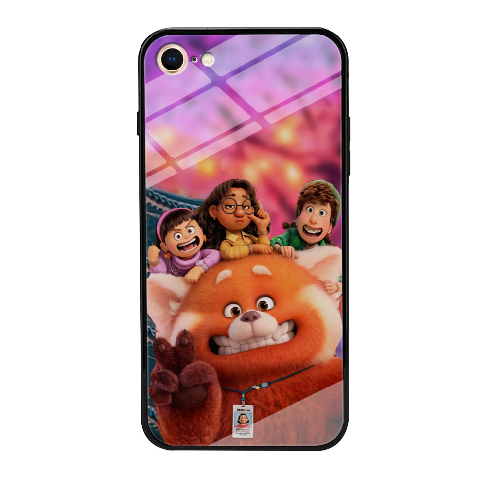 Turning Red Selfie iPhone 8 Case