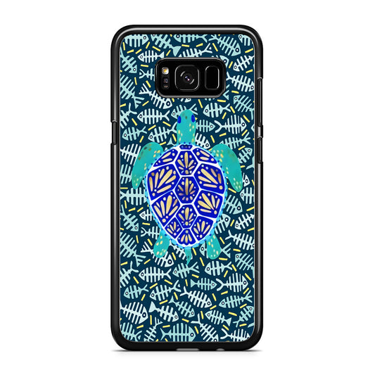 Turtles and Fish Bones Samsung Galaxy S8 Plus Case