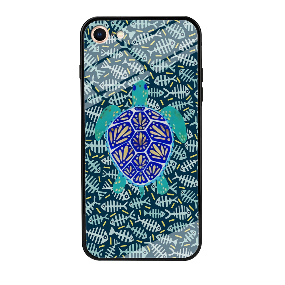Turtles and Fish Bones iPhone 8 Case