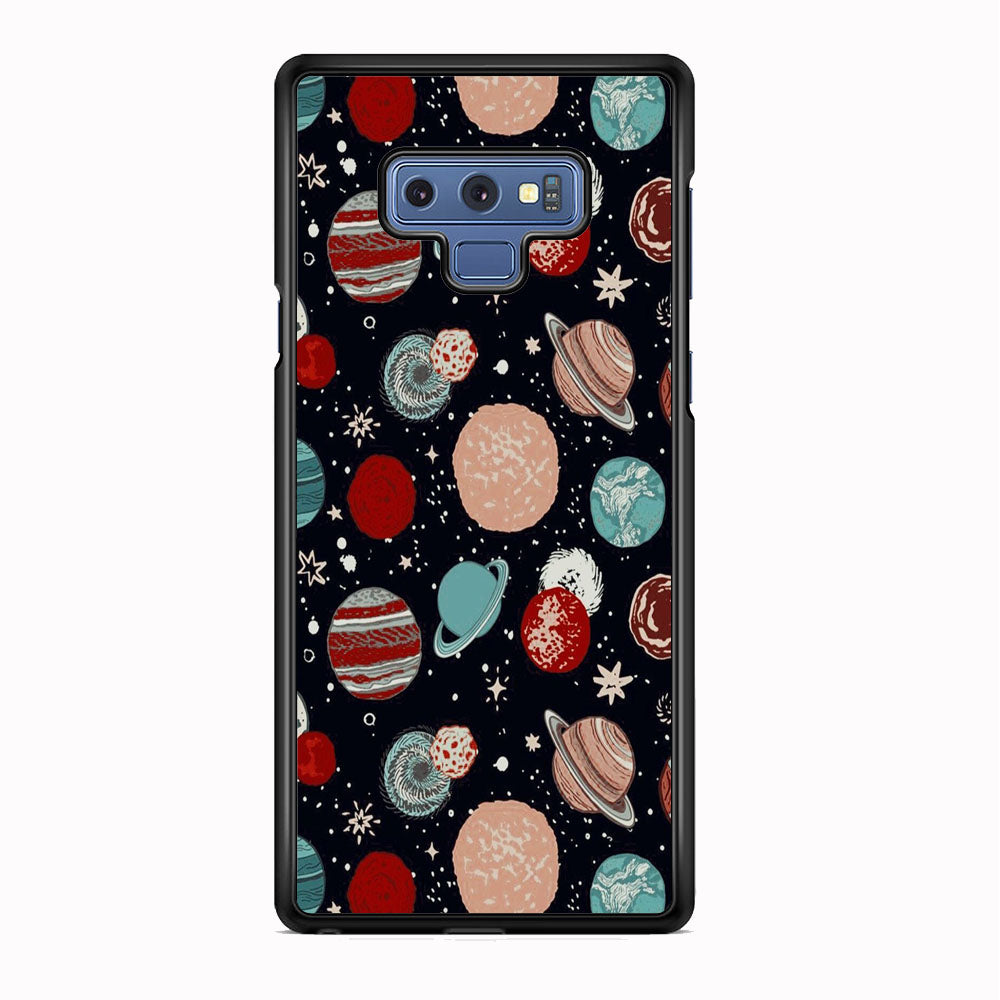 Universe Colorfull Planets Samsung Galaxy Note 9 Case