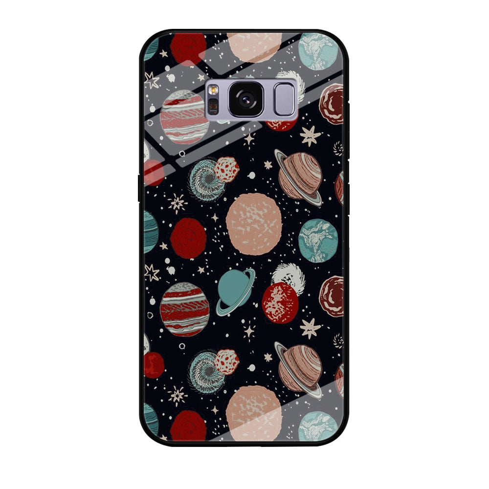 Universe Colorfull Planets Samsung Galaxy S8 Plus Case