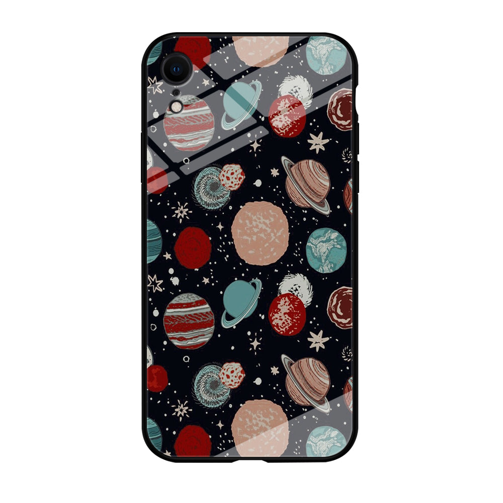 Universe Colorfull Planets iPhone XR Case