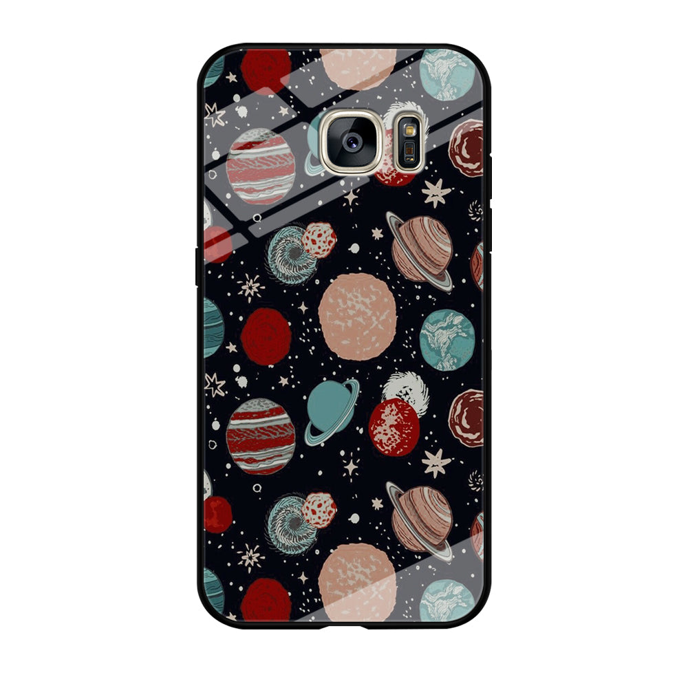 Universe Colorfull Planets Samsung Galaxy S7 Case