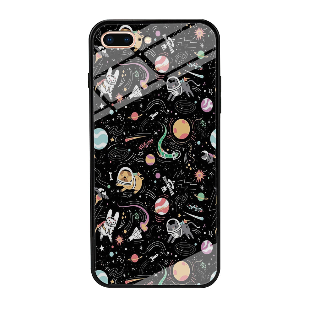 Universe Pets Playing Space iPhone 7 Plus Case