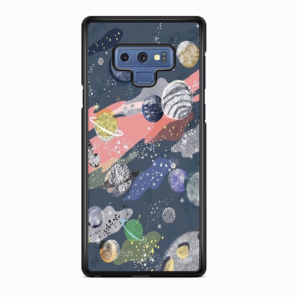 Universe Planet Collage Samsung Galaxy Note 9 Case