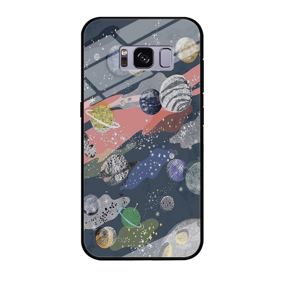 Universe Planet Collage Samsung Galaxy S8 Plus Case